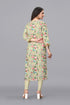 OWO THE LABEL Women Kurti Lace V-Neck (OTLKRT2007)